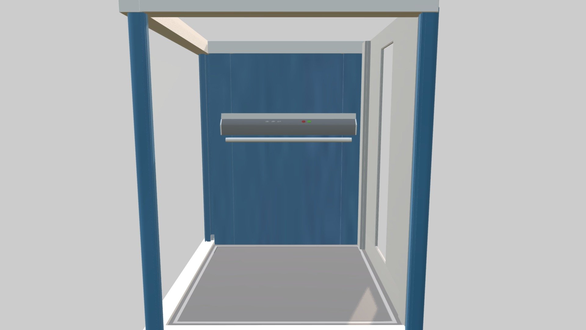 DomoFlex Finishing Panel (RITA - Light Blue) - 3D model by ...