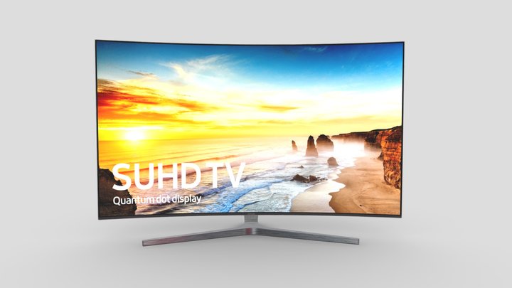 Samsung KS9800 SUHD TV 4K Curved 3D Model