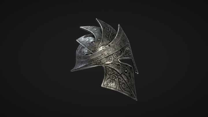 Medieval helmet 08 3D Model