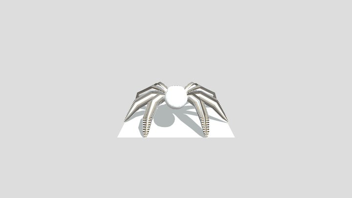 Low - Poly Spider 3D Model