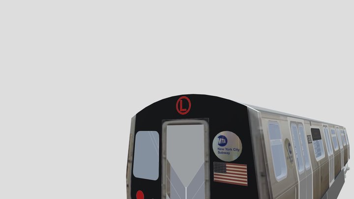MTA R143 (1 Car) 3D Model