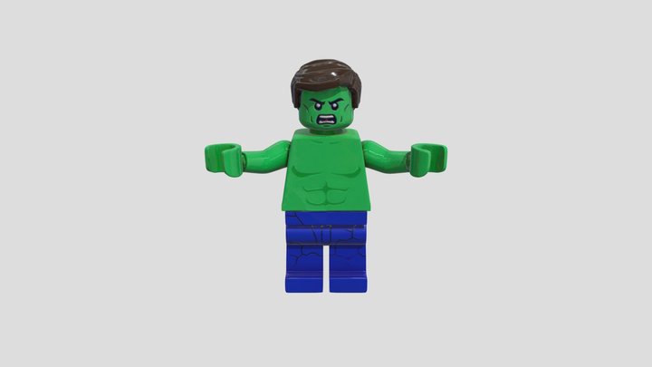 LEGO - Hulk 3D Model