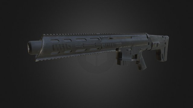 Scar Pro SSD textured (PBR) 3D Model