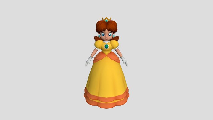 Princess Daisy 3D Model