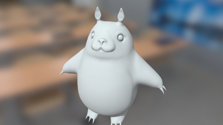 Totoro Final 3D Model