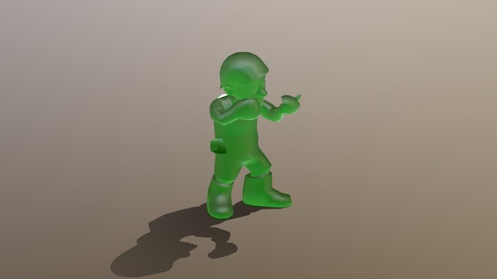 Toy Soldier Resolution 2 3D Model