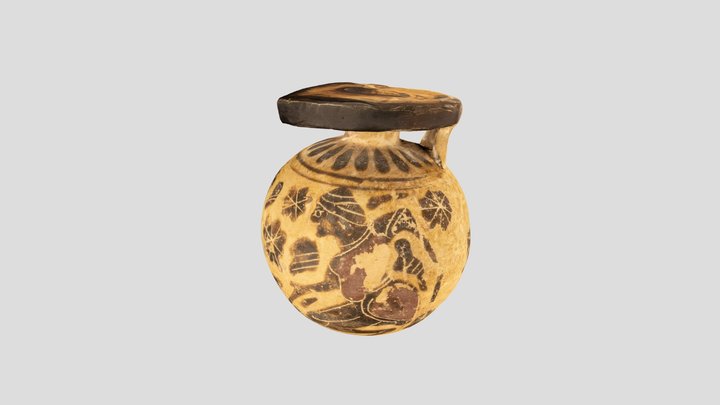 Corinthian Aryballos 3D Model