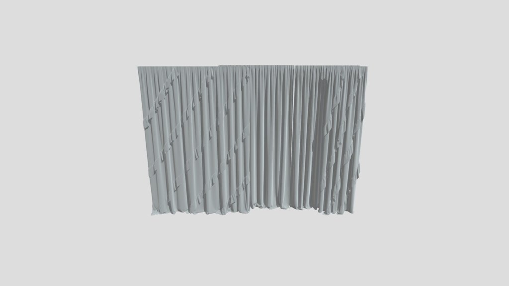 Gd Silk And Cotton Curtain Set
