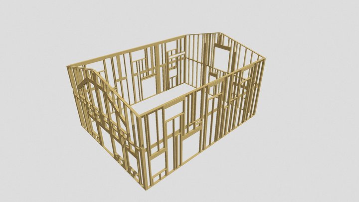 Frame walls 3D Model