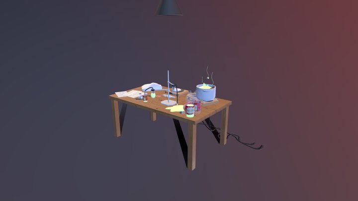 Chemistry Drug Lab 3D Model