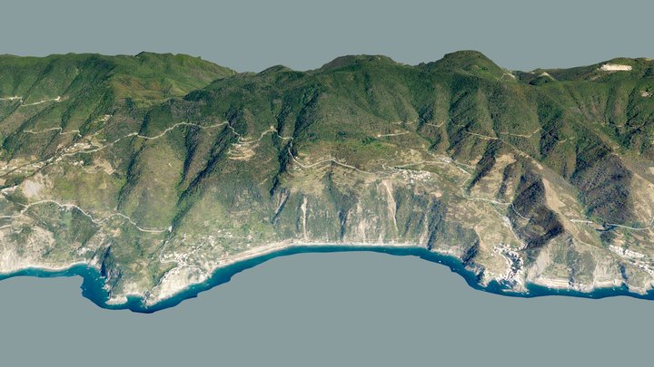 Cinque Terre Coastline (2015) 3D Model
