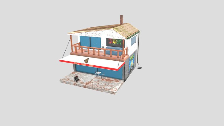 Pie Shop 3D Model