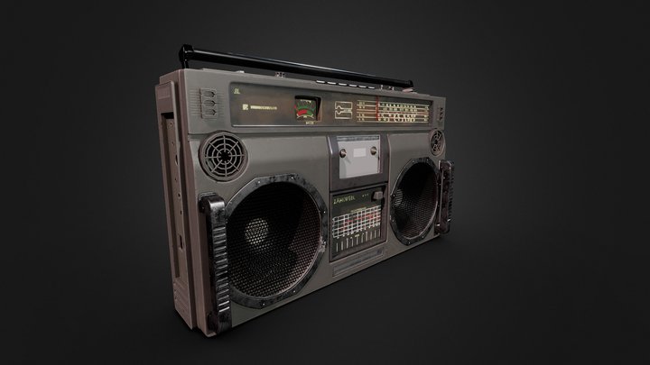 Cassette Recorder 3D Model