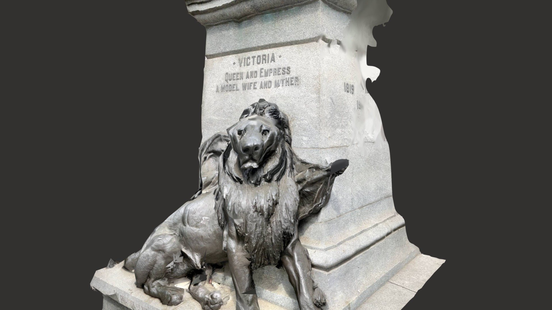 Queen Victoria Lion, Gore Park