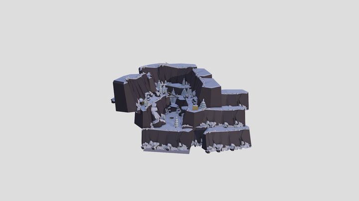 Multiplayer Capture Point Map - Ice Age 3D Model