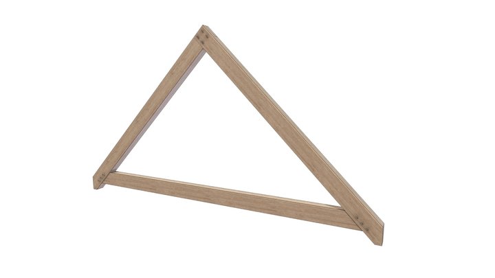 Simple Truss 3D Model