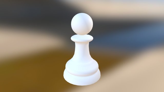 Chess Piece Pawn 3D Model