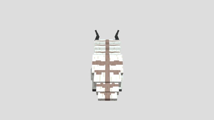 Flying Bison 3D Model