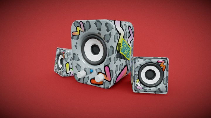 Speakers X Ricciardo 3D Model