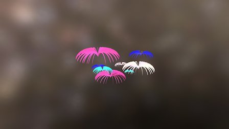 Fireworks 3D Model