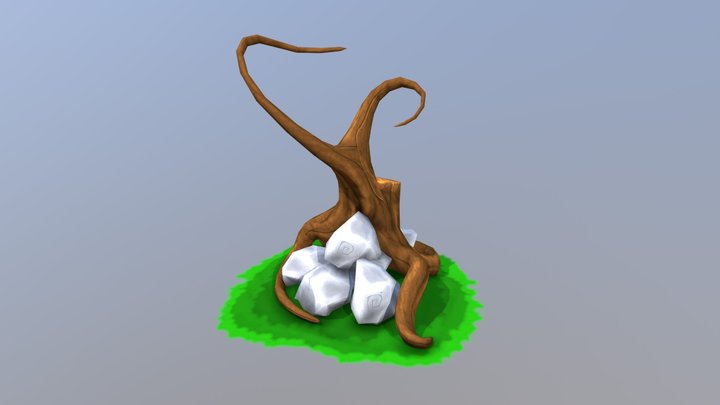 Mystic Dead Tree 3D Model