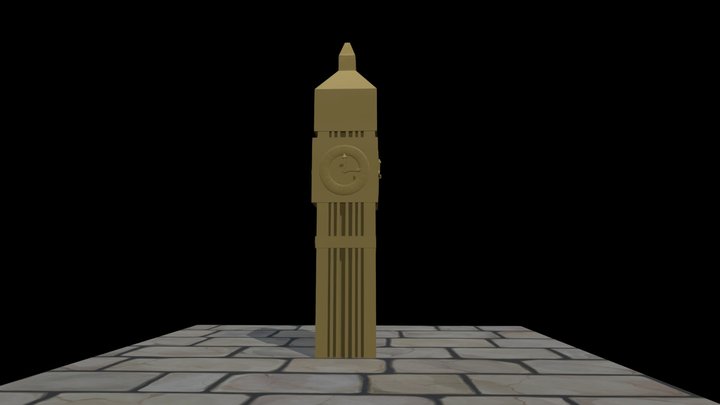 Big Ben Gets Bombed 3D Model