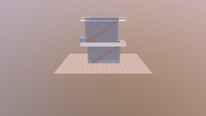 Steensland_red platform 3D Model