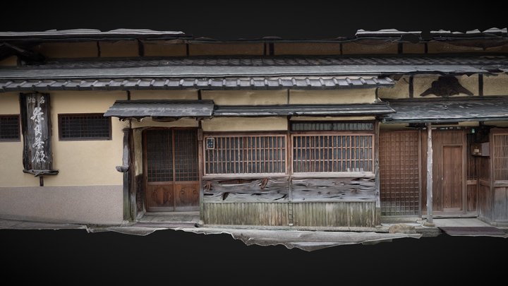 Japanese House in Kyoto 3D Model