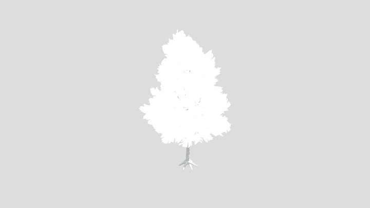Callery Tree Low Poly – Modelo 3D gratuito STL