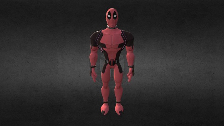 Deadpool_By: Tomás Fortes 3D Model