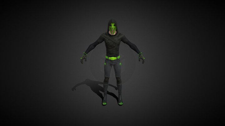 Deimos - Green – Modello 3D gratuito STL