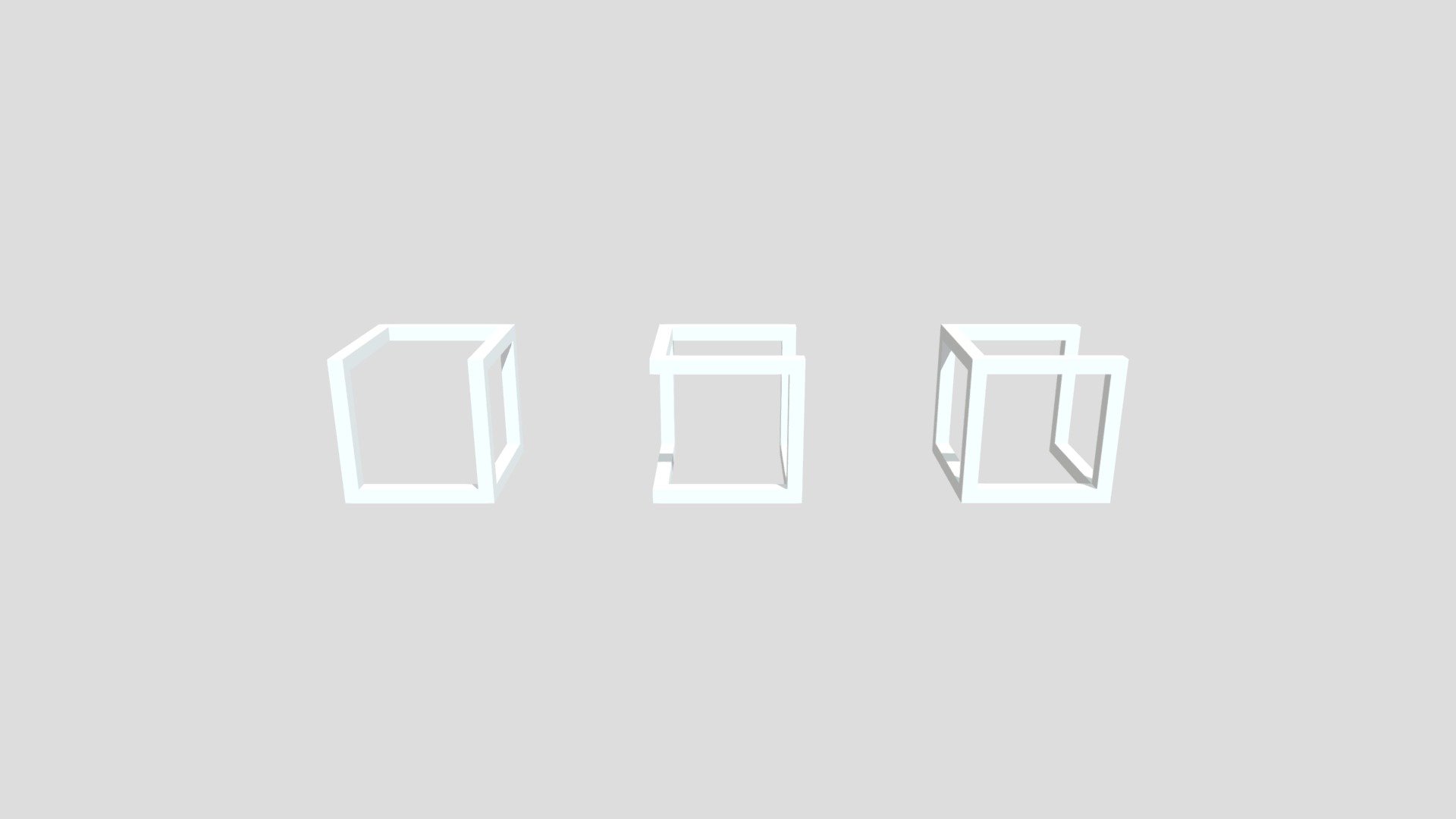 Project1 3 Cubes