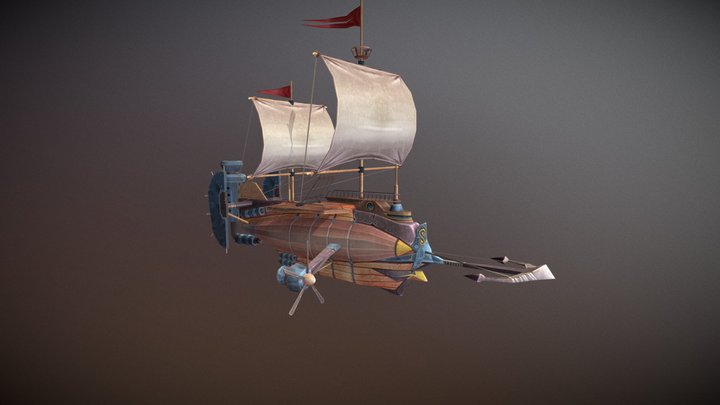 Airship 3D Model