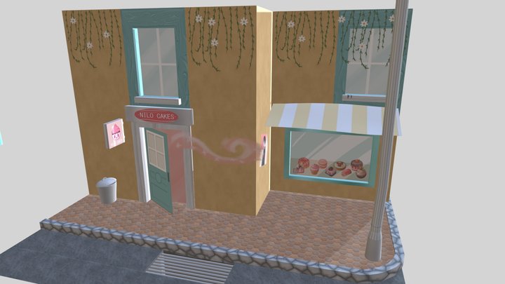 Cake Shop 3D Model