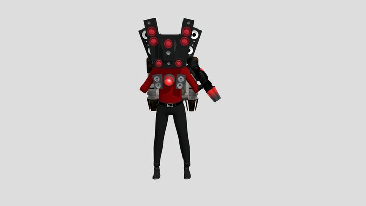 titan_speakerman 3D Model