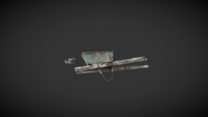 Wheelbarrow 3D Model