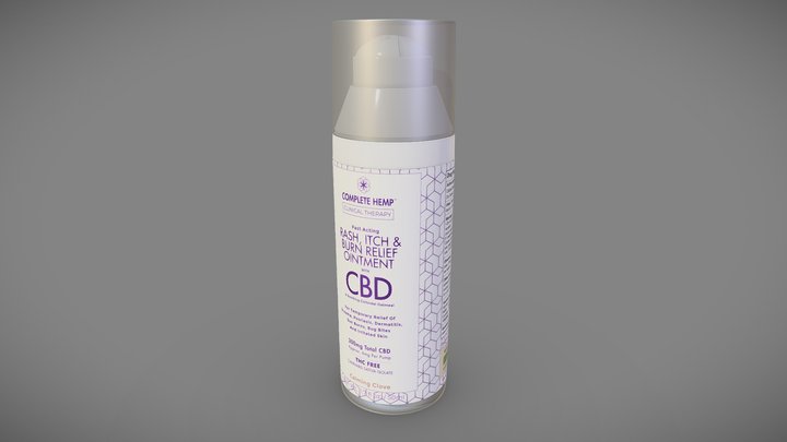 Rash Itch Burn Ointment 3D Model