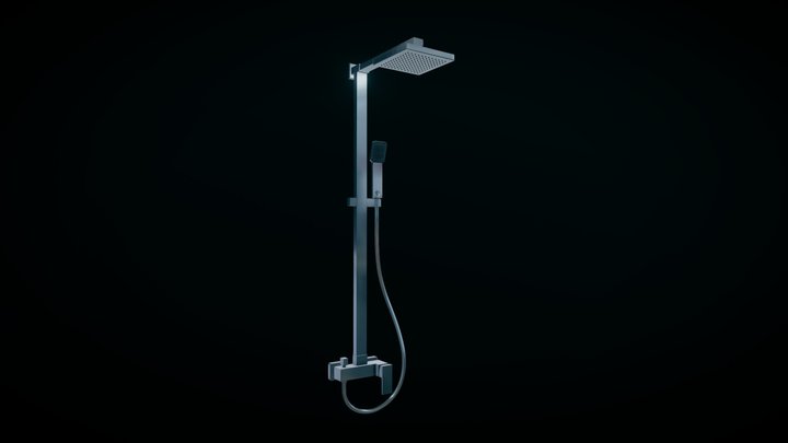 Coluna de Banho Monocomando Vercci - B01033C 3D Model