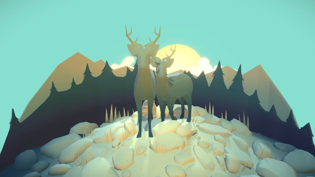 Deer 3D Model