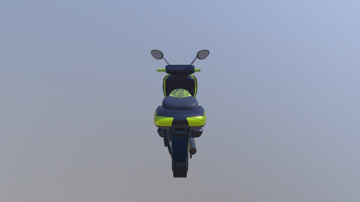 Zan's Moped 3D Model