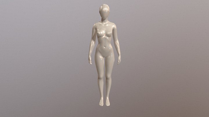 Free Female Mannequin Base Mesh