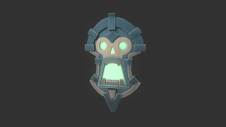 The Aztec Warrior's Shield 3D Model