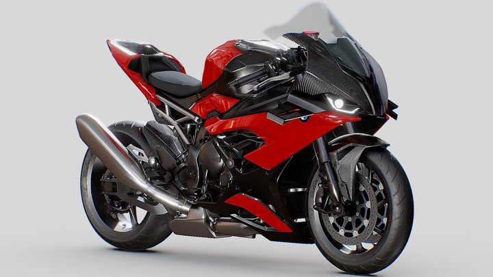 BMW S1000 RR 3D Model