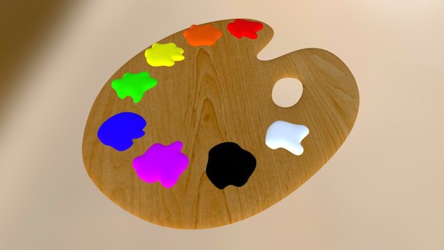 Palette 3D Model