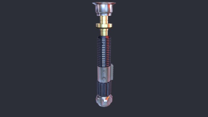 Lightsaber - Obiwan 3D Model
