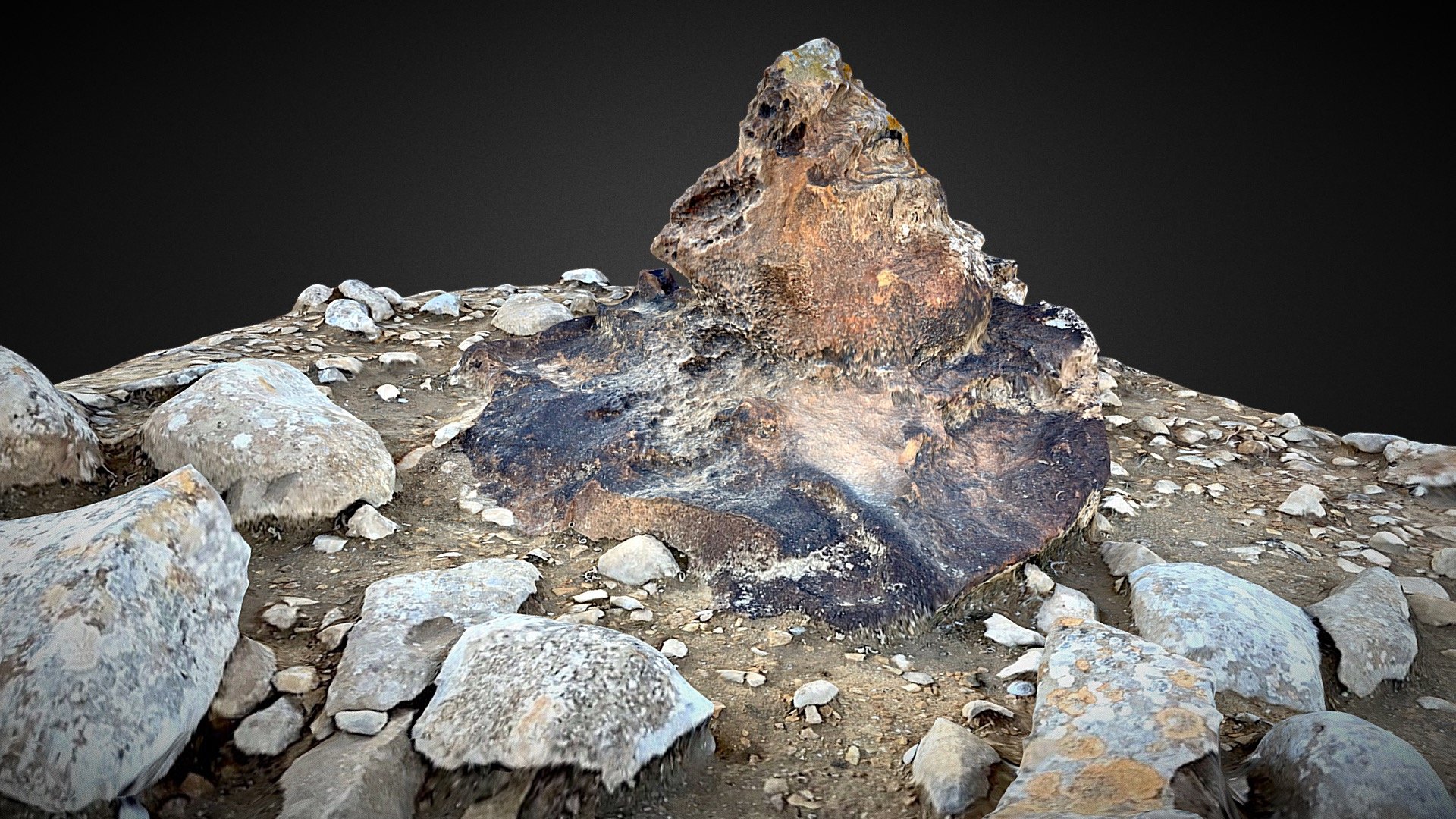Rock, Ramon Crater at the Negev desert, Israel - Download Free 3D model ...