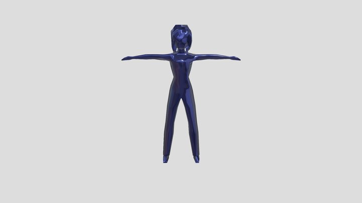 Dancing Low Poly Animation 3D Model