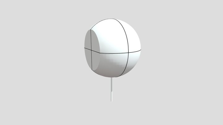 Loomis Method Head (Cranium Only) 3D Model