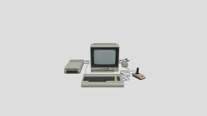 Commodore_64__computer_full_pack (2) 3D Model
