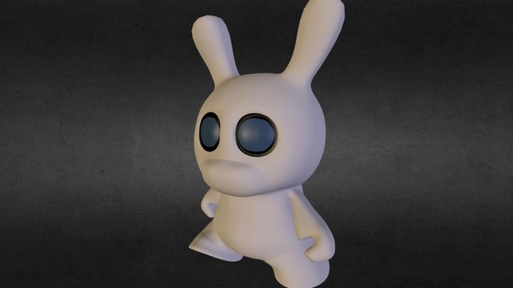 Bunny in Walk Cycle 3D Model
